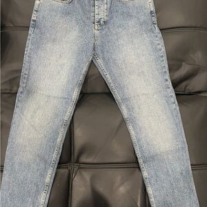 The Kooples Blue Slim Jeans with Distressed Look